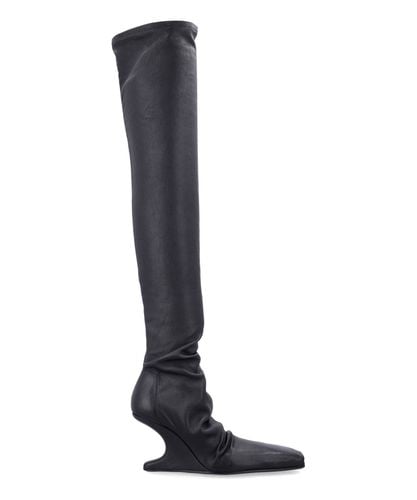 Cantilever Cuissard Heeled boots - Rick Owens - Modalova