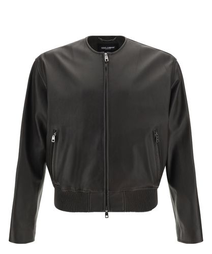 Leather jackets - Dolce & Gabbana - Modalova