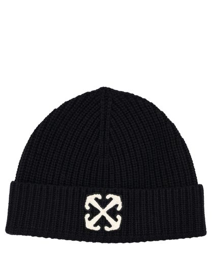 Arrow Beanie - Off-White - Modalova