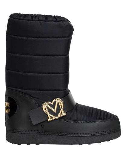 Heart logo schneestiefel - Love Moschino - Modalova