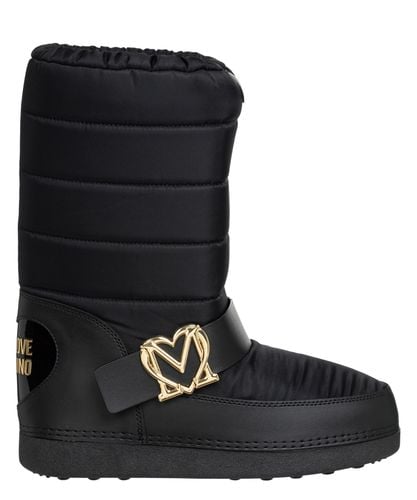 Heart logo Snow boots - Love Moschino - Modalova