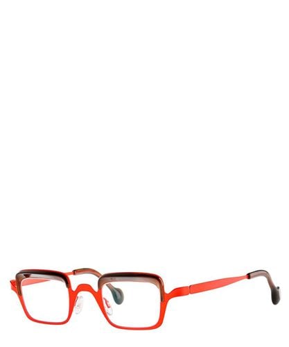 Eyeglasses GRAFFI 305 FLUO RED+FAIRY BROWN - Theo - Modalova