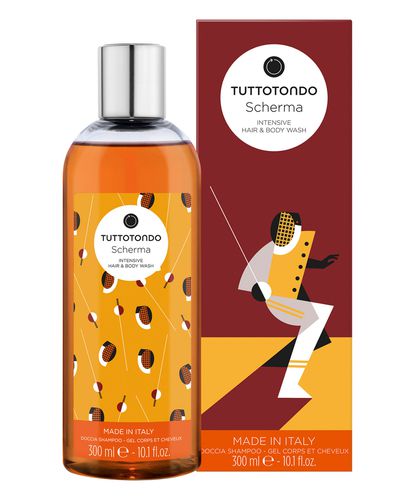 Scherma restructuring shower gel & shampoo 300 ml - Tuttotondo - Modalova