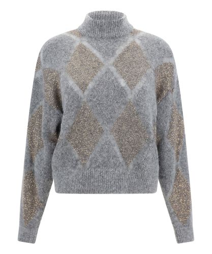 Roll-neck sweater - Brunello Cucinelli - Modalova