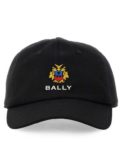 Cappello con visiera crest logo - Bally - Modalova