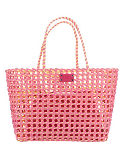 Shopping bag basket medium - MSGM - Modalova