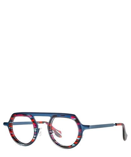 Eyeglasses BEZEL 009 BLUE/RED ECAIL+DARK NIGHT - Theo - Modalova