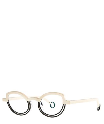 Eyeglasses SHOOTER 003 CAPPUCINO WHITE+BLACK MATTE - Theo - Modalova