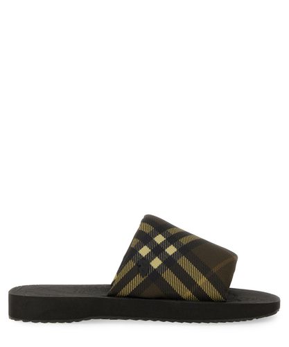 Trek Check Slides - Burberry - Modalova