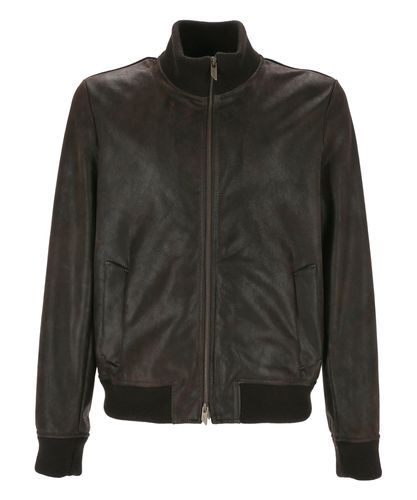 Leather jackets - Salvatore Ferragamo - Modalova