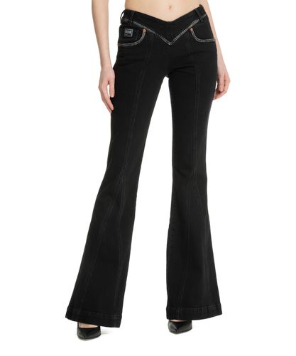 Jeans v-emblem - Versace Jeans Couture - Modalova