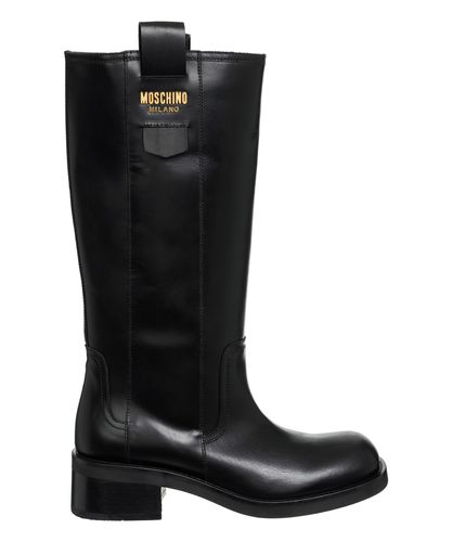 Heeled boots - Moschino - Modalova