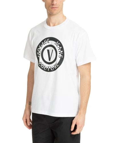 V-emblem t-shirt - Versace Jeans Couture - Modalova