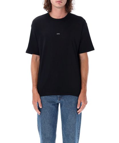 Boxy Micro Logo T-shirt - A.P.C - Modalova