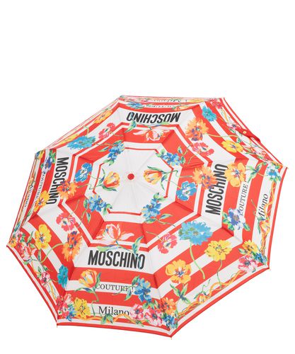 Openclose Couture Logo Flowers Umbrella - Moschino - Modalova