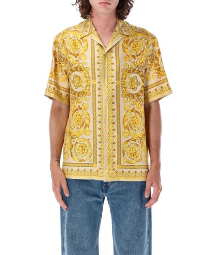 Camicia maniche corte - Versace - Modalova