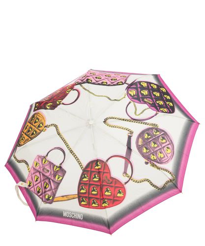 Openclose Bags with Hearts Umbrella - Moschino - Modalova