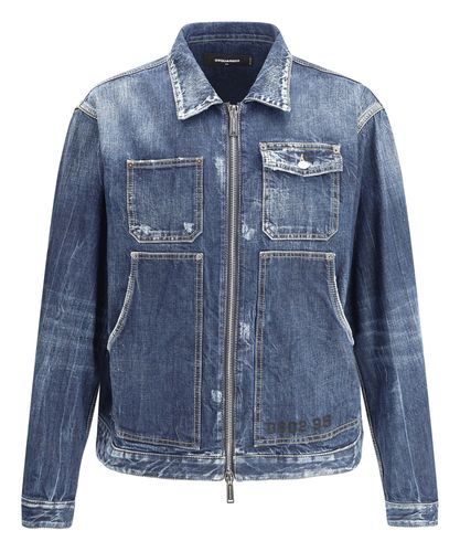 Carpenter jeansjacke - Dsquared2 - Modalova