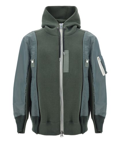 Twill X Sponge Hoodie - Sacai - Modalova