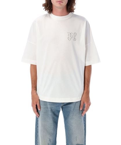 Monogram T-shirt - Palm Angels - Modalova