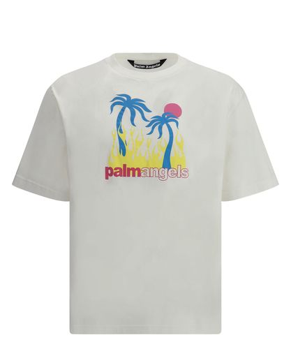 Burning oasi t-shirt - Palm Angels - Modalova