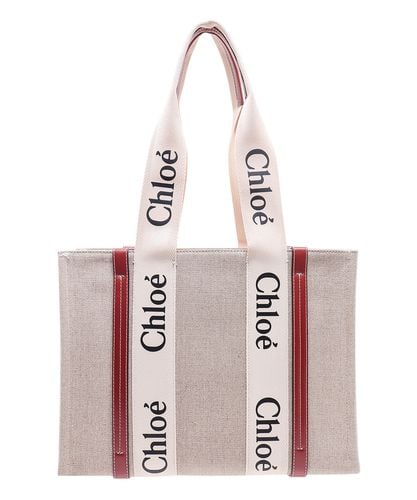 Shopping bag woody - Chloé - Modalova