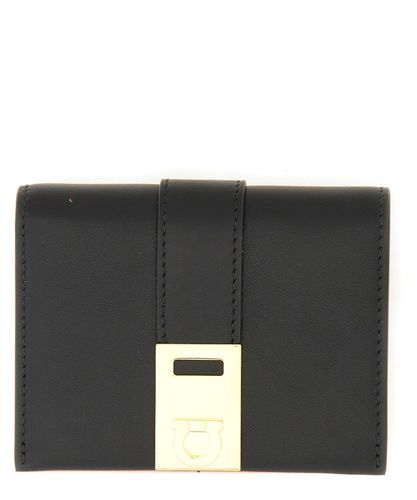 Hug Bicolor Wallet Wallet - Salvatore Ferragamo - Modalova