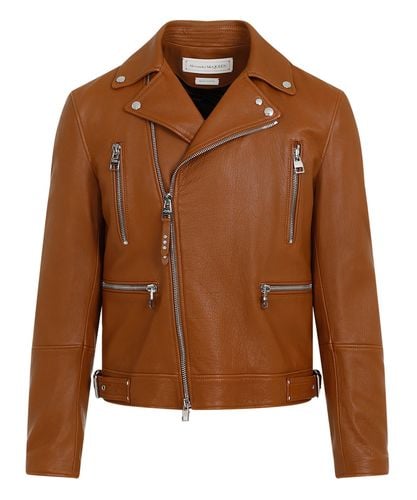 Leather jackets - Alexander McQueen - Modalova