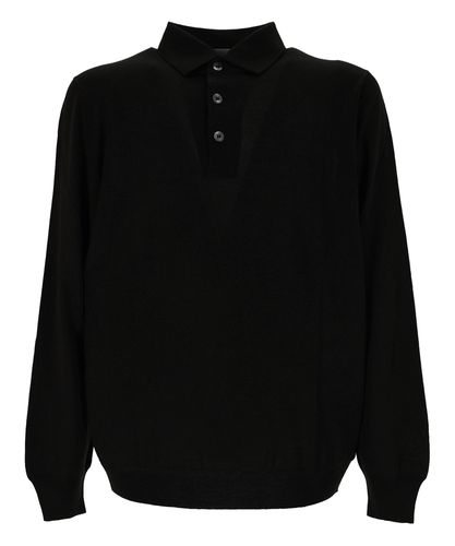 Long sleeve polo shirt - Lardini - Modalova