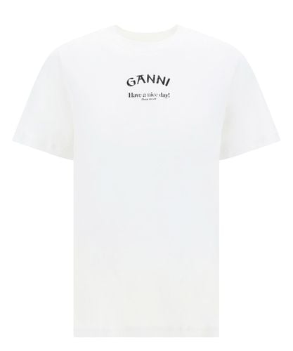 T-shirt - GANNI - Modalova