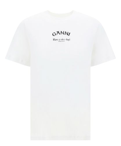 T-shirt - GANNI - Modalova