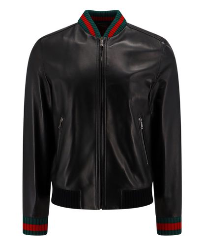 Leather jackets - Gucci - Modalova