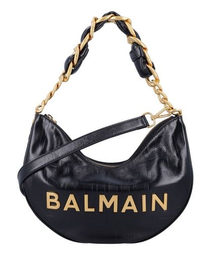 Soft moon hobo bag - Balmain - Modalova