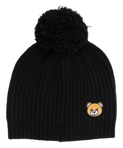 Teddy Bear Beanie - Moschino - Modalova