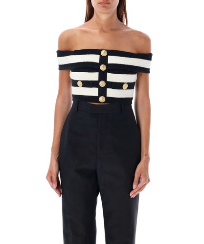 Crop top - Balmain - Modalova