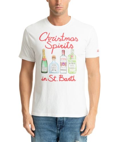 Christmas Spirits T-shirt - MC2 Saint Barth - Modalova