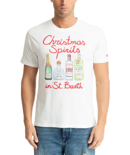 Christmas spirits t-shirt - MC2 Saint Barth - Modalova