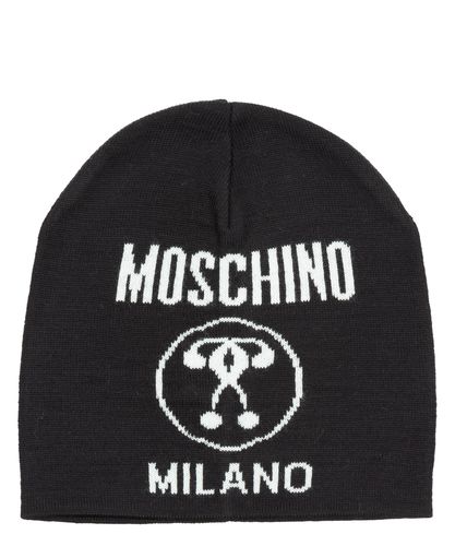 Berretto double question mark - Moschino - Modalova