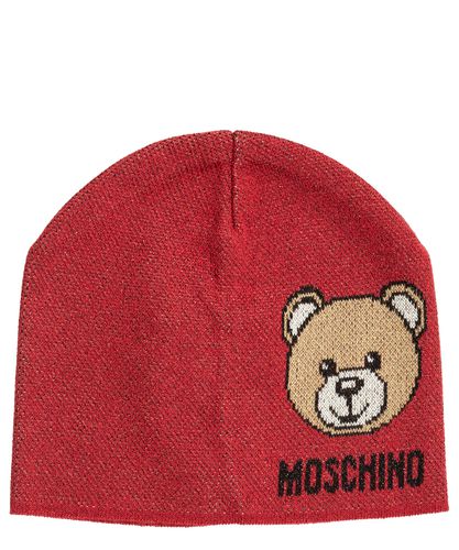Teddy Bear Beanie - Moschino - Modalova