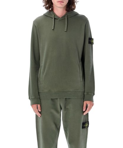 Felpa con cappuccio icon - Stone Island - Modalova