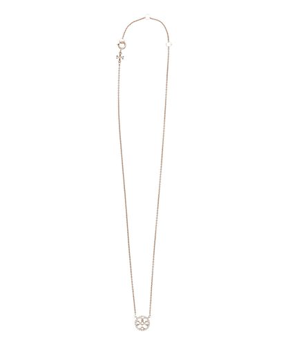 Crystal Logo Necklace - Tory Burch - Modalova