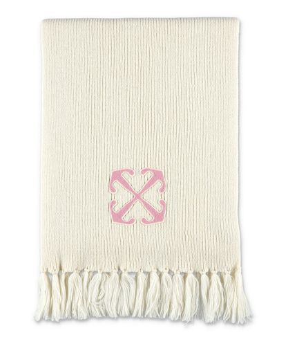 Arrow Wool scarf - Off-White - Modalova