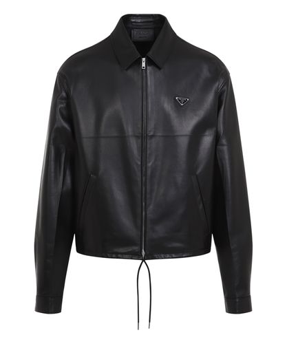 Lederjacke - Prada - Modalova