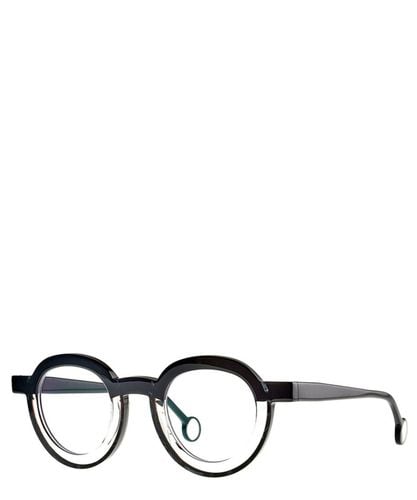 Eyeglasses AYUNAN 001 BLACK+ASTRAKHAN+TRANSPARENT - Theo - Modalova