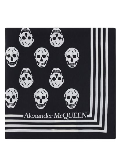 Foulard seta skull - Alexander McQueen - Modalova