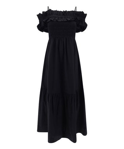 Smock Long dress - GANNI - Modalova