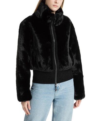 Faux fur coats - EA7 Emporio Armani - Modalova