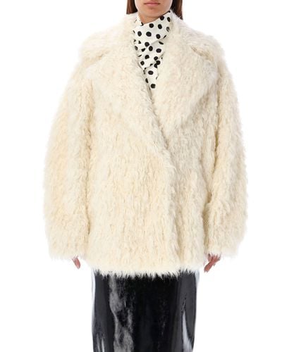 Faux fur coats - MSGM - Modalova