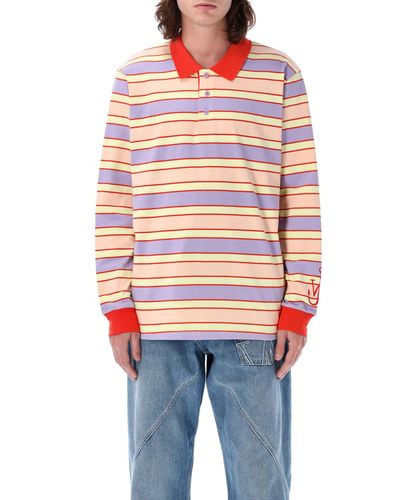 Long sleeve polo shirt - JW Anderson - Modalova