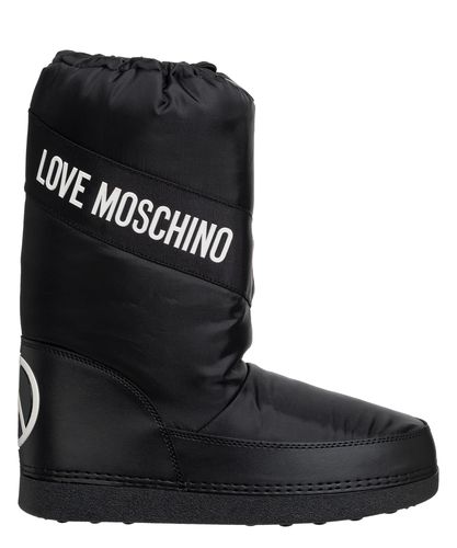 Logo band schneestiefel - Love Moschino - Modalova